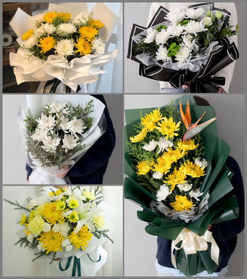 河南南阳镇平县二龙乡四棵村白事花束代送